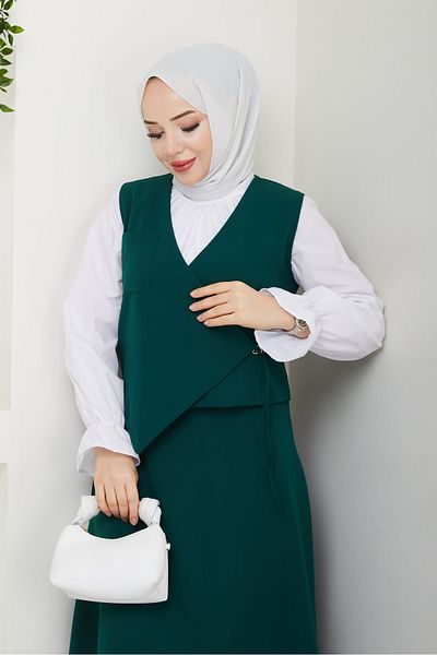 Maystore Rope Binding Vest and Skirt Set
