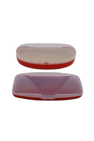 Safari 2-Pack Premium Glasses Box with Transparent Cover Lightweight and Durable Protection Box