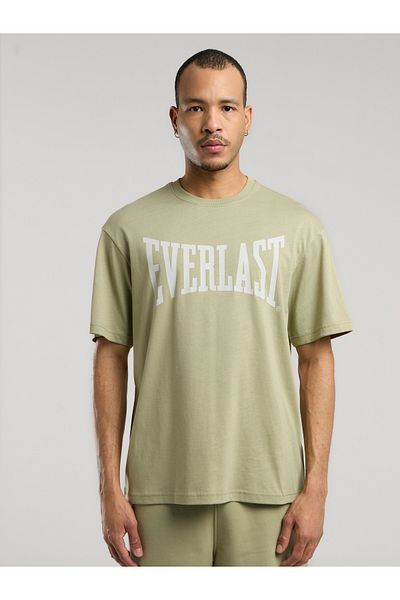 EVERLAST Πράσινο ανδρικό μπλουζάκι με λογότυπο Ever Classics Comfort