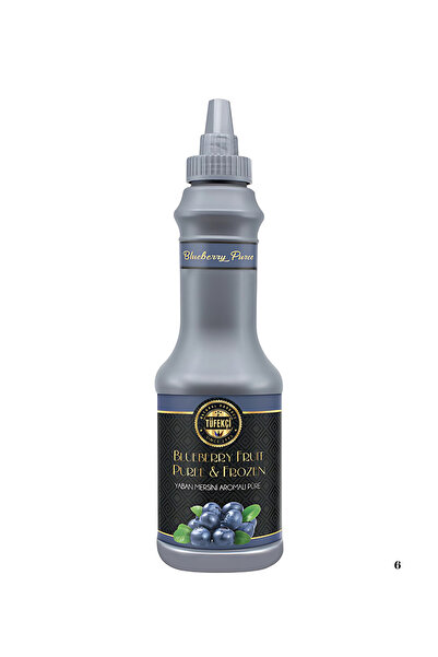 By Tüfekçi Yaban Mersini Meyve Püresi 1000 Gr | Tatlı, Kokteyl, Frozen ve Pas...