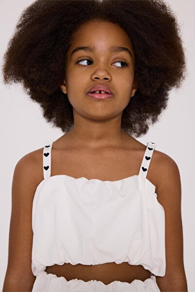 Tyess Λευκή μπλούζα για κορίτσια BG Store