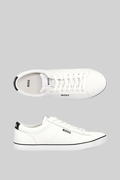 BOSS Erkek Jodie Bağcıklı Spor Ayakkabı Beyaz