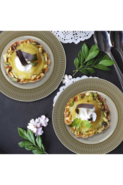 Cesiro Delicii în Detaliu: Setul de Veselă Cesiro, Alb Ivoire cu Crem 12 piese