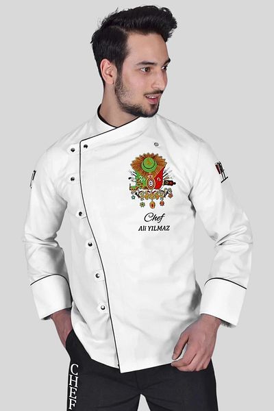 Üniformanya Chef Dress - Name Gift, Chef Jacket & Clothes, Chef Cook Jersey
