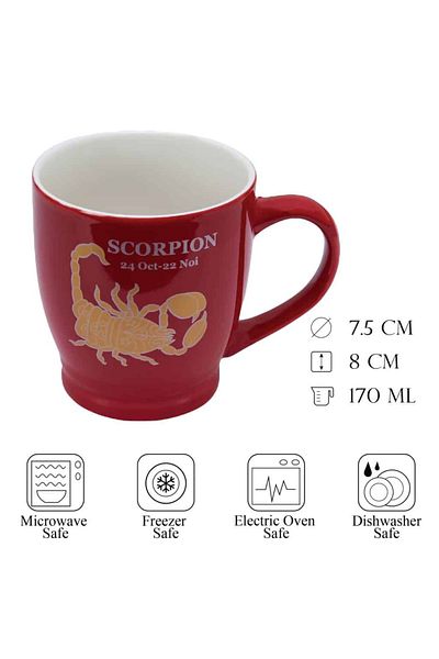 Cesiro Cana Rosie ,170 ml, decor Zodie Scorpion