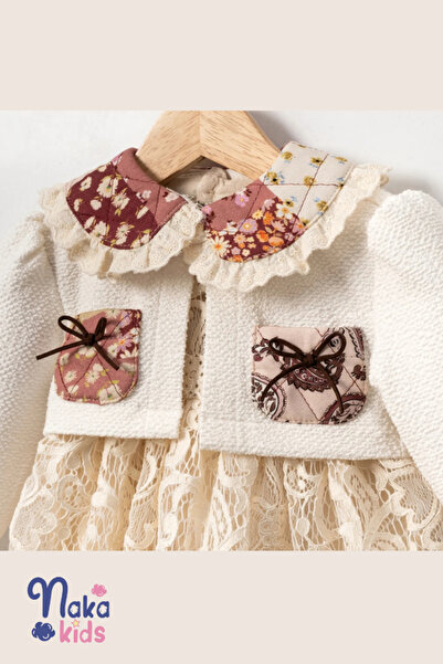 Naka Concept Vintage Zarafet Romper ve Ceket Takımı