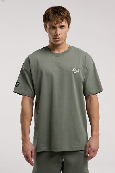 EVERLAST Ανδρικό μπλουζάκι Ever Essentials Oversize Khaki