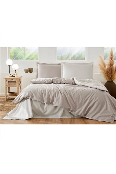 Özdilek Beige - Cream Double Duvet Cover Set