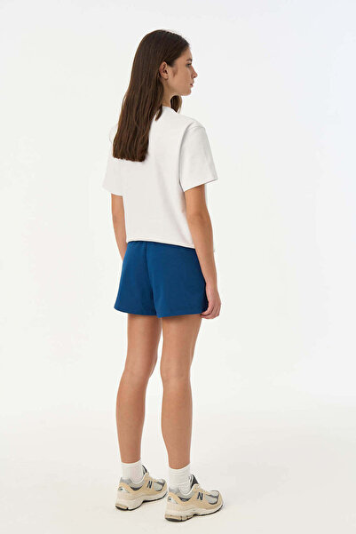 WWF Market Panda Soft Fleece Kadın Şort - Lacivert