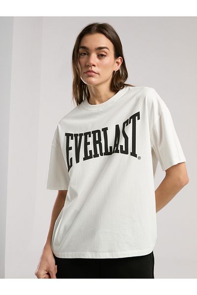 EVERLAST Ever Classics Wmn Oversize Λευκό γυναικείο T-Shirt