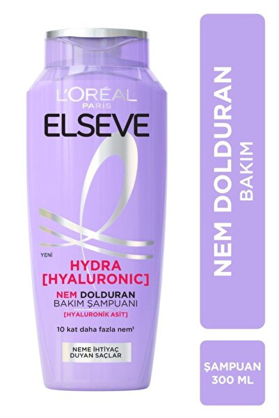 ELSEVE 5'li Elseve Hydra [Hyaluronic] Nem Dolduran Bakım Şampuanı 300 ml
