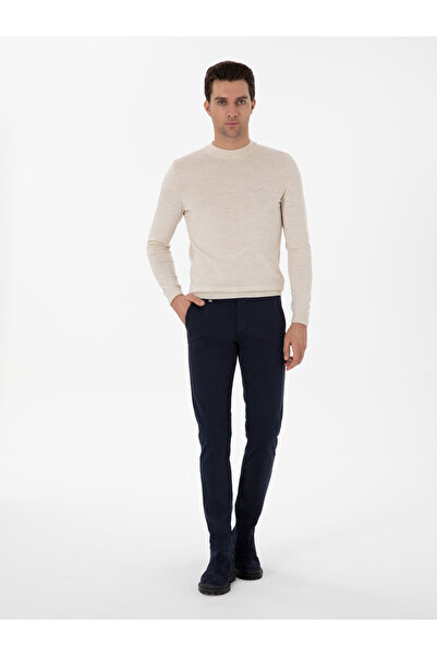 Cacharel Lacivert Slim Fit Kanvas Pantolon 50311593-VR033