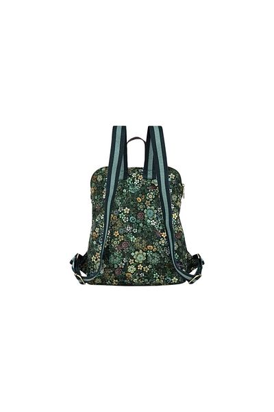 Pip Studio Rucsac Finlee damă, Pip Studio, Green, 28x11x36 cm, colecția Tutti i Fiori