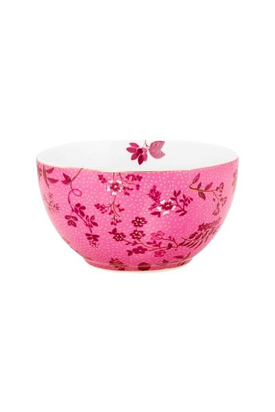 Pip Studio Porcelain bowl, Pip Studio, Flowers Pink, 12 cm, Jolie collection