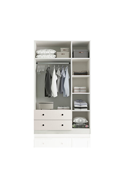 Rabi Side 3 Kapak 2 Çekmece Gardırop