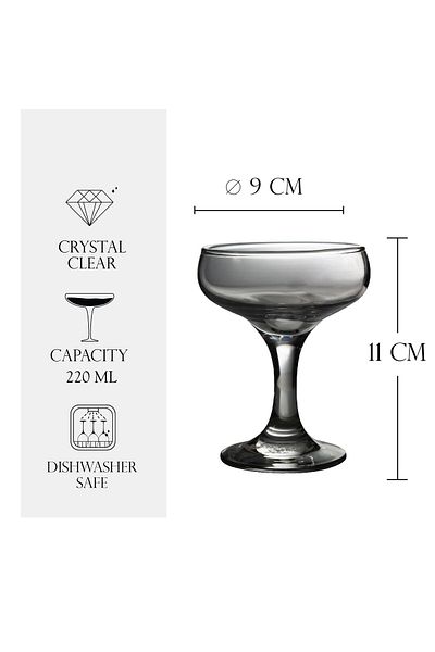 Cesiro Glass stemmed glass 220 ml