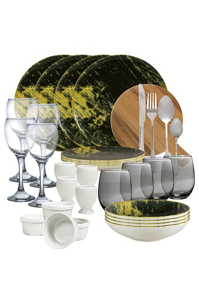 Cesiro Discover Elegance With the Kitchen Set, for 4 people, 45 pieces