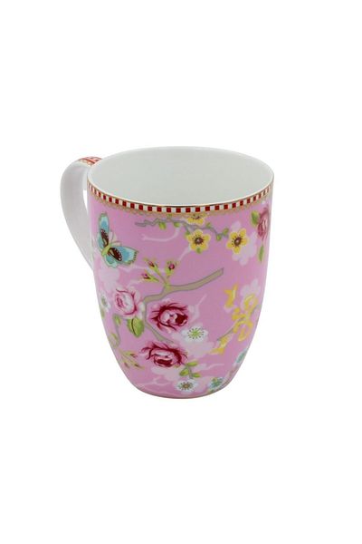 Pip Studio Porcelain mug, Pip Studio, Chinese Rose collection, pink, 350ml