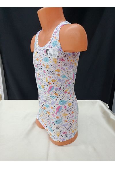 Tutku Girl's Undershirt Wide Straps 5 Pieces