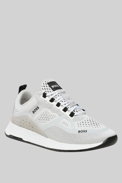BOSS Erkek Titanyum Koşu Spor Ayakkabı Beyaz