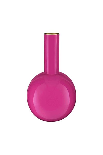 Pip Studio Vaza decorativă, din metal, Pip Studio, Bright Pink, 26 cm, colecția Others