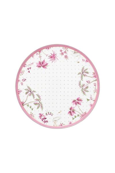 Pip Studio Mini porcelain cake tray, Pip Studio, Gold Pink, 21.5 cm, Jolie collection