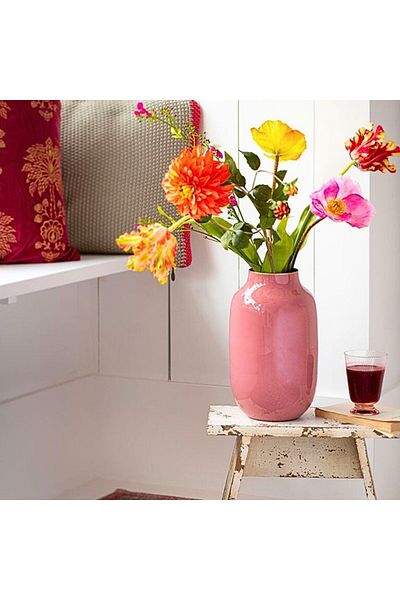 Pip Studio Vaza decorativă, din metal, Pip Studio, Pink, 30 cm, colecția La Majorelle