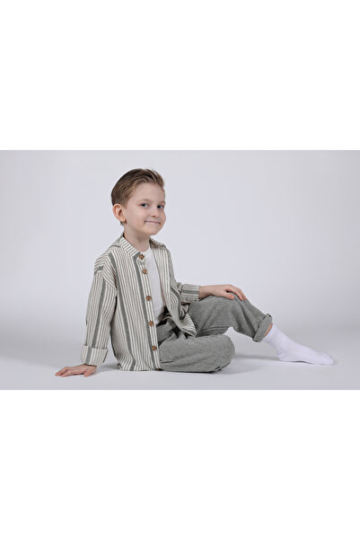 BOBBY JR KİDSWEAR Set pantaloni cămașă țesută