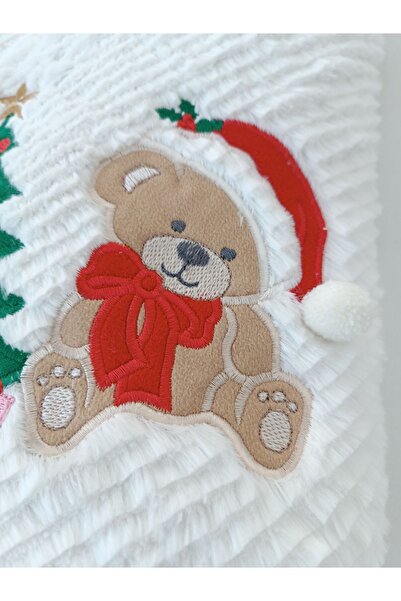 Bebella Winter Baby Blanket & Swaddle - Pine Tree & Teddy Bear Embroidered Hospital Release - Special for New Year