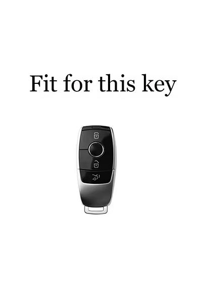 emii auto spare parts Mercedes Key Case Cover Dark Grey, Suitable for a E S g Models
