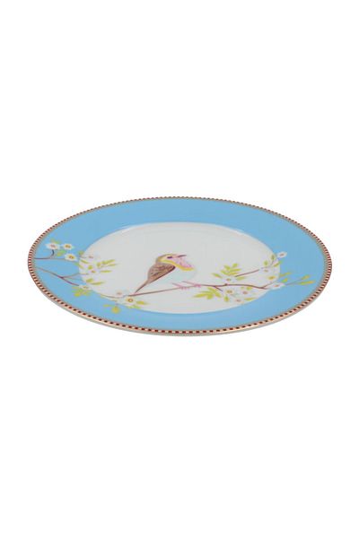 Pip Studio Porcelain Plate, , Blue, 21cm, Early Bird Collection