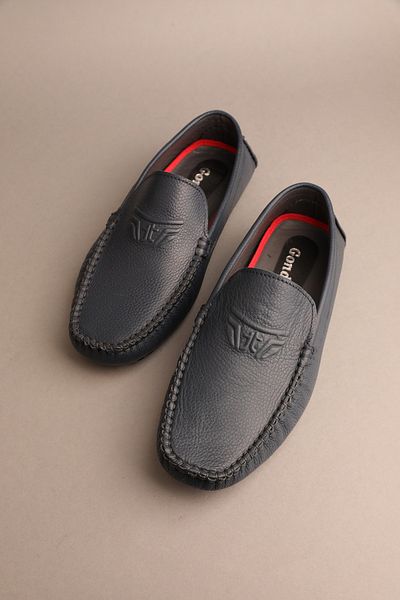 Gondol Loafer clasic pentru bărbați din piele naturală, Lavandyar 41 ttx.255