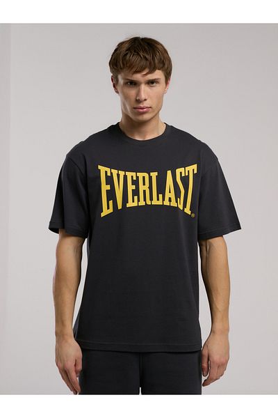 EVERLAST Ανδρικό γκρι μπλουζάκι Ever Classics Comfort Logo