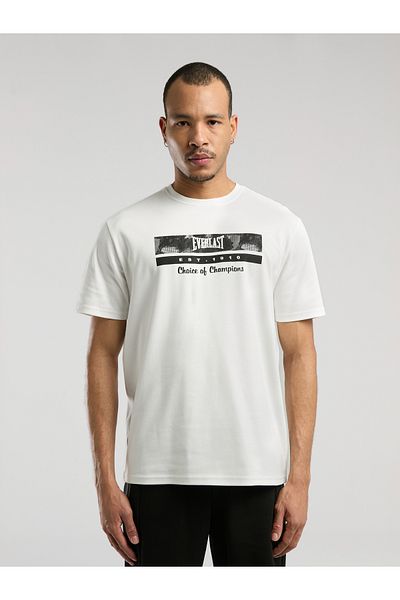 EVERLAST Λευκό ανδρικό μπλουζάκι Champions Collection