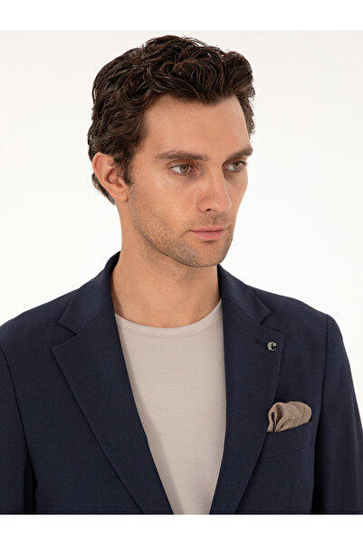 Cacharel Koyu Lacivert Slim Fit Takım Elbise 50303386-VR100