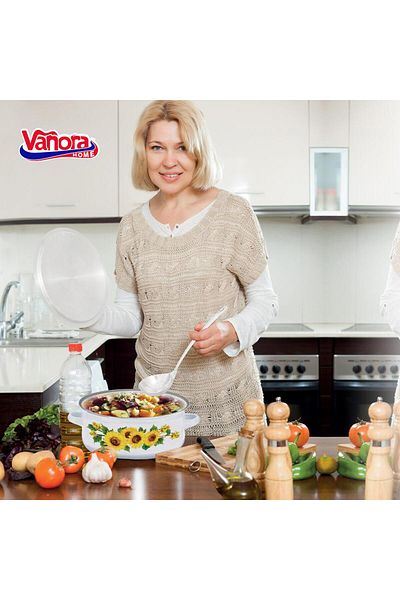 vanora SET DE GĂTIT SMALȚAT 10 BUCĂȚI, FLOARE DE SOARE
