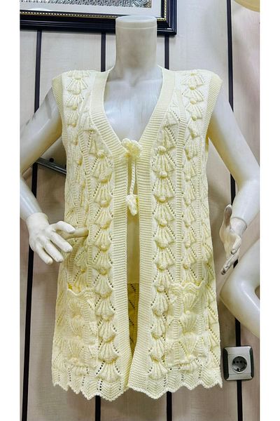 Çt Çeyizci Tekstil Special Design Oyster Vest, Dowry Vest,