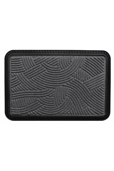 Heinner Home DOORMAT TEXTILE+RUBBER 40X60 CM, GREY