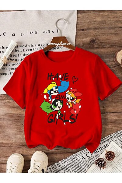 oneagılyazı Dječja majica sa štampanim motivom "PowerPuff Have A Fun"