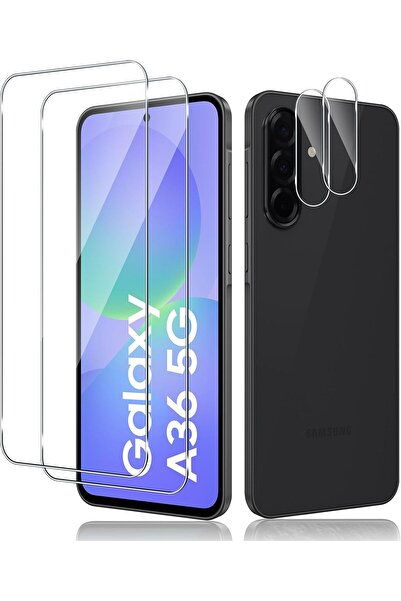aheaks Samsung Galaxy A36 5G Nano Ekran Koruyucu Nano Cam - Kamera Koruma Jel...