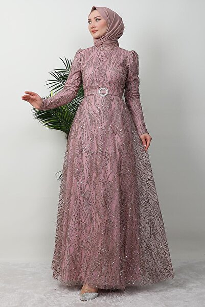 GİYZAMİLA Πούδρα βραδινού φορέματος Nilda Glitter