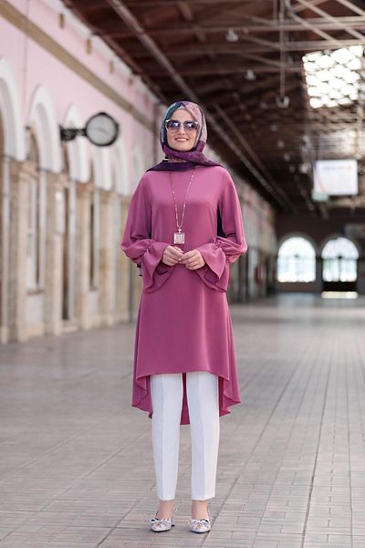 Modaviki Eflin Tunic - Dusty Rose Fvm202