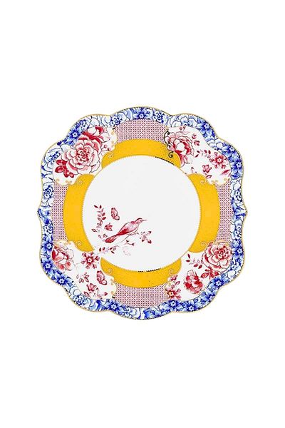 Pip Studio Tavă din porțelan, pentru tort, Pip Studio, 24x24 cm, colecția Royal Multi