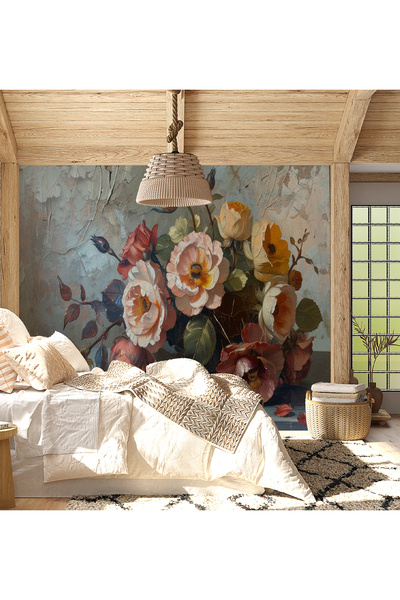 dreamwall 3D Gül Kurusu Desenli  3 Boyutlu Isı ve Ses Yalıtımlı Duvar Kağıdı