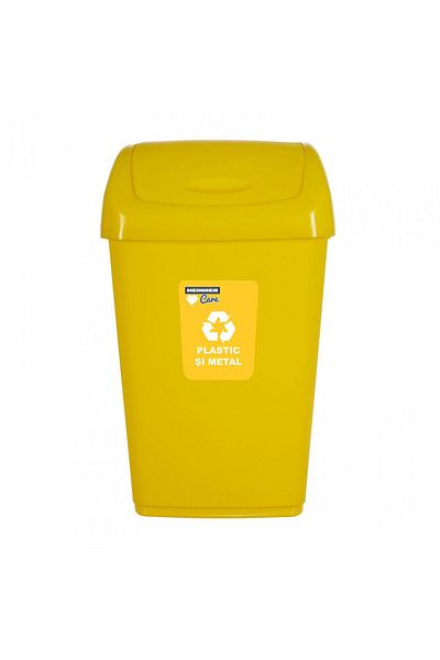 Heinner Care RECYCLING SWING BIN ECO, ECO, 35 L, YELLOW