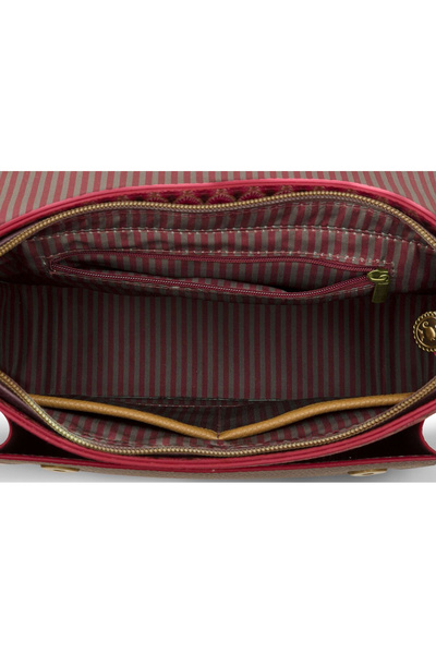 Pip Studio Geantă tip poștaș, Pip Studio, colecția Kyoto Festival, Dark Pink, 25x7x20cm