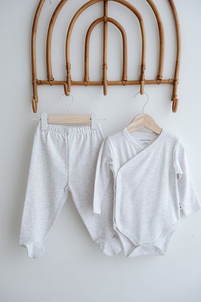 Mother Love 100% Organic Cotton Bodysuit and Booties Bottom Set