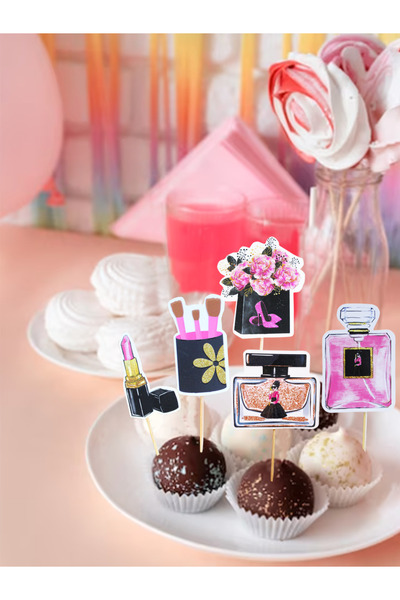 Parti Adresi Bride To Be Kürdan Süslü Cupcake Kürdanı Pasta Süsü 10'lu