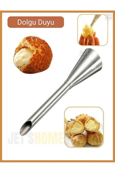 Siliko World Stainless Steel Cream Squeeze Bag Tip 4 Pieces Whipped Bag