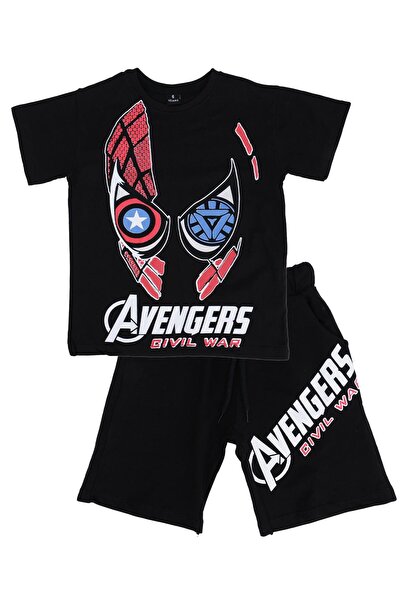 Bebelop Avengers Printed T-Shirt Shorts Set